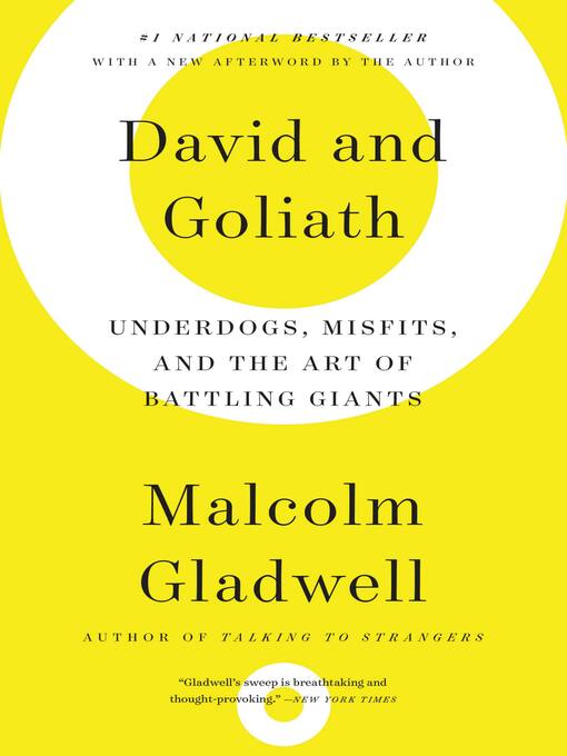 Cover image for David and Goliath